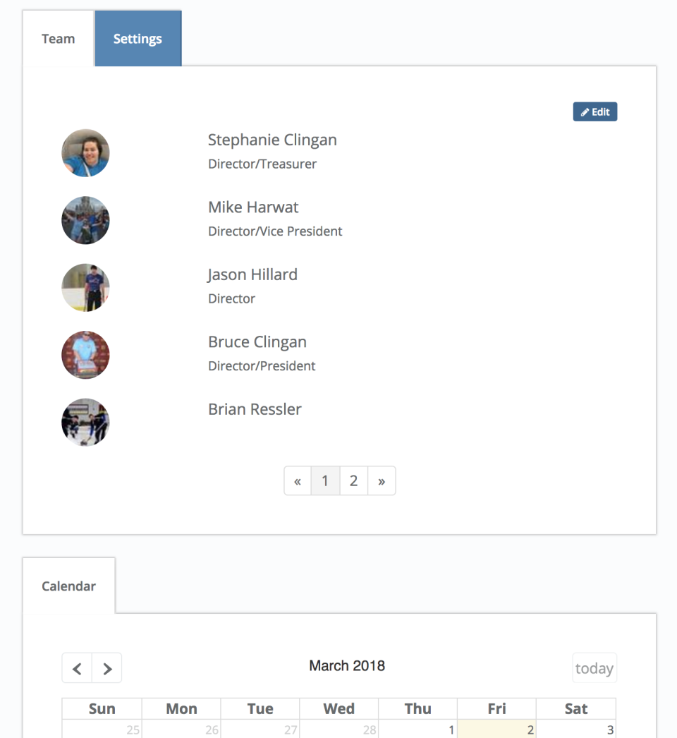screenshot of BlueSky Meeting Software